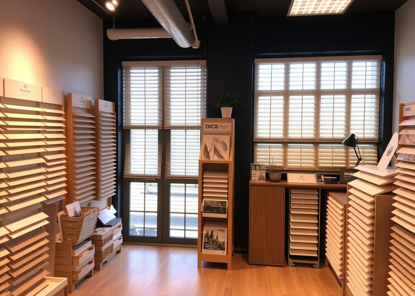 Middleton Blinds & Shutters Manchester factory showroom